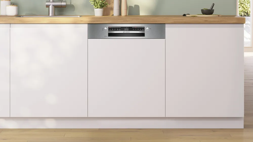 Bosch SMI4IKS50T Serie 4 Yarı Ankastre Bulaşık Makinesi