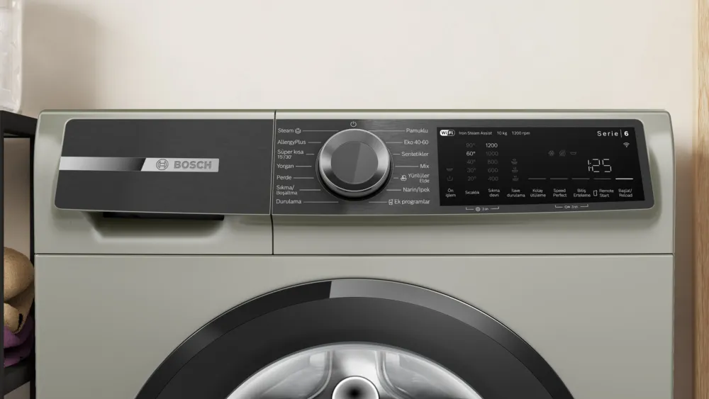 Bosch WGK252ZXTR 1200 Devir 10 kg Çamaşır Makinesi