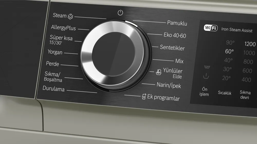 Bosch WGK252ZXTR 1200 Devir 10 kg Çamaşır Makinesi