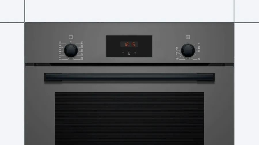 Bosch HBF512BH1T Antrasit Gri 66 lt Ankastre Fırın