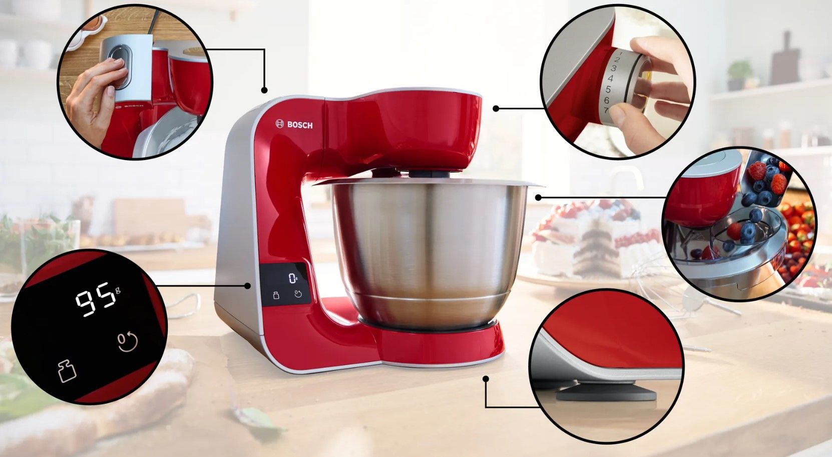 Bosch MUM5X720 1000W Mutfak Makinesi