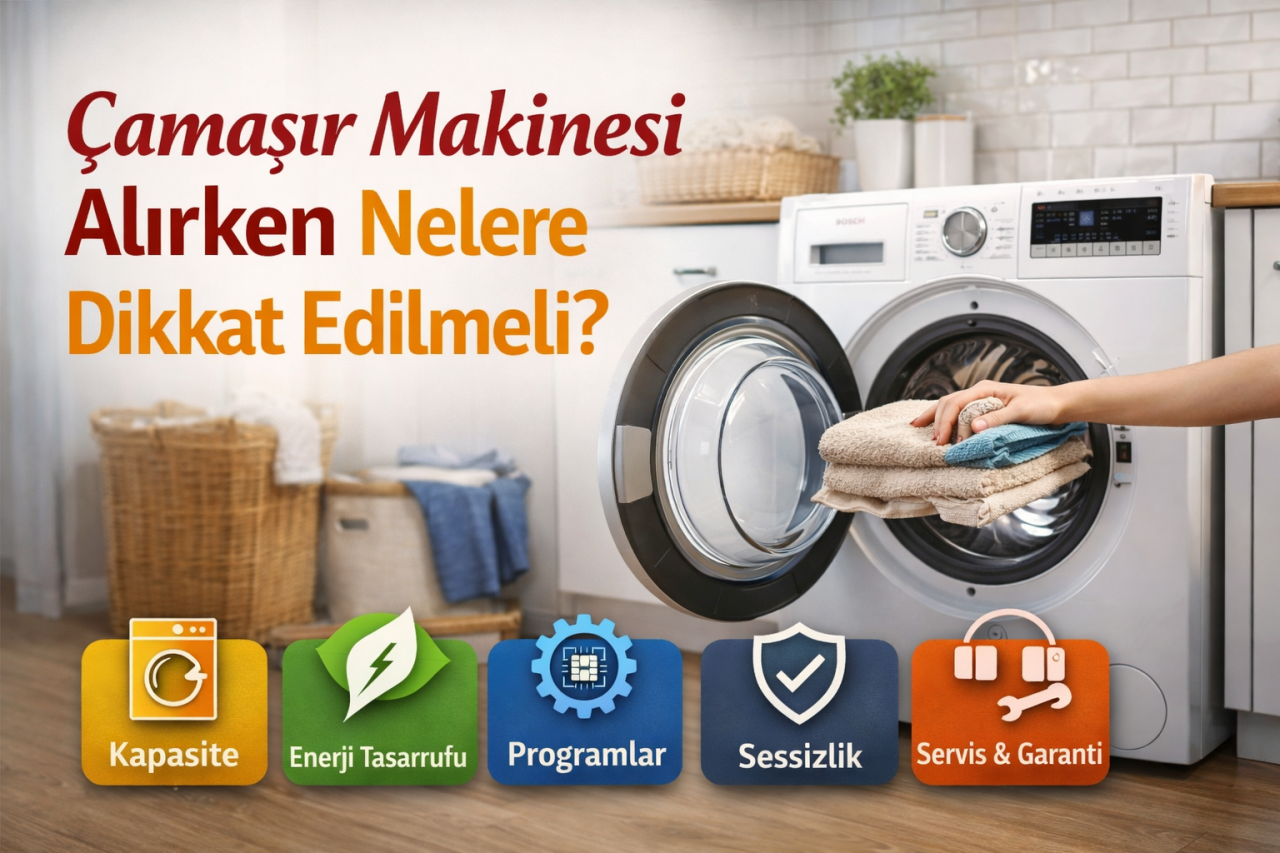 Çamaşır Makinesi Alırken Nelere Dikkat Edilmeli?