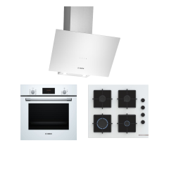 Bosch Ankastre Set (HBF512BW1T - POP6C2P31O - DWK64PJ20T)