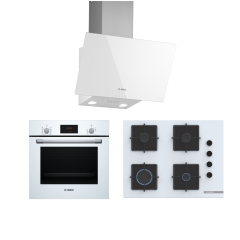 Bosch Ankastre Set (HBF512BW1T - POP7C2P30 - DWK63PJ20T)