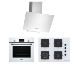 Bosch Ankastre Set (HBF512BW1T - POP7C2P30 - DWK64PJ20T)
