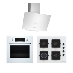 Bosch Ankastre Set (HBF534EW3T - POP6C2P30 - DWK64PJ20T)