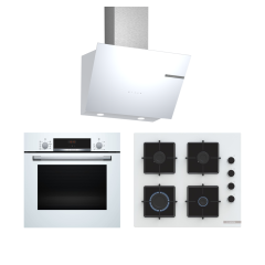 Bosch Ankastre Set (HBF534EW3T - POP6C2P30 - DWK66PJ20T)