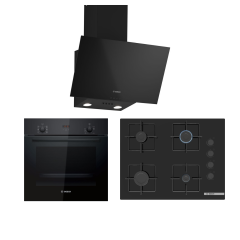 Bosch Ankastre Set (HBF512BB1T - POP7C6P30 - DWK63PJ60T)