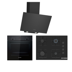 Bosch Ankastre Set (HBF512BB1T - POP7C6P30 - DWK64PJ60T)