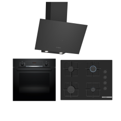 Bosch Ankastre Set (HBF534EB3T - POP7C6P30 - DWK64PJ60T)
