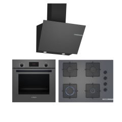 Bosch Ankastre Set (HBF512BH1T - POP7C9P30 - DWK66PJ70T)