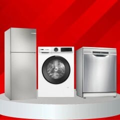 Bosch Çeyiz Paketi (KDN55NLE0N - WGK242Z0TR - SMS4IKI62T)