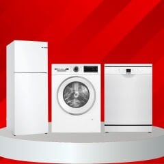 Bosch Çeyiz Paketi (KDN55NWE0N - WGA242X3TR - SMS26DW00T)