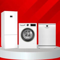 Bosch Çeyiz Paketi (KGN55CWE0N - WGA25202TR - SMS26DW00T)