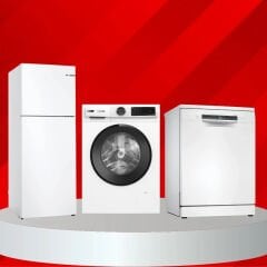 Bosch Çeyiz Paketi (KDN55NWE0N - WGK242Z0TR - SMS4IKW62T)