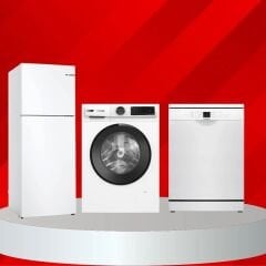 Bosch Çeyiz Paketi (KDN55NWE0N - WGK242Z0TR - SMS26DW00T)