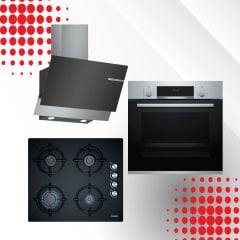 Bosch Çelik Ankastre Set HBJ558YS0T - POP6C6O10O - DWK65AD60R