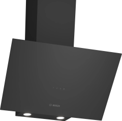 Bosch DWK64PJ60T 60 cm Duvar Tipi Davlumbaz Siyah Cam