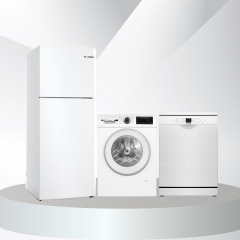 Bosch Çeyiz Paketi (KDN55NWE0N - WGA142X2TR - SMS26DW00T)