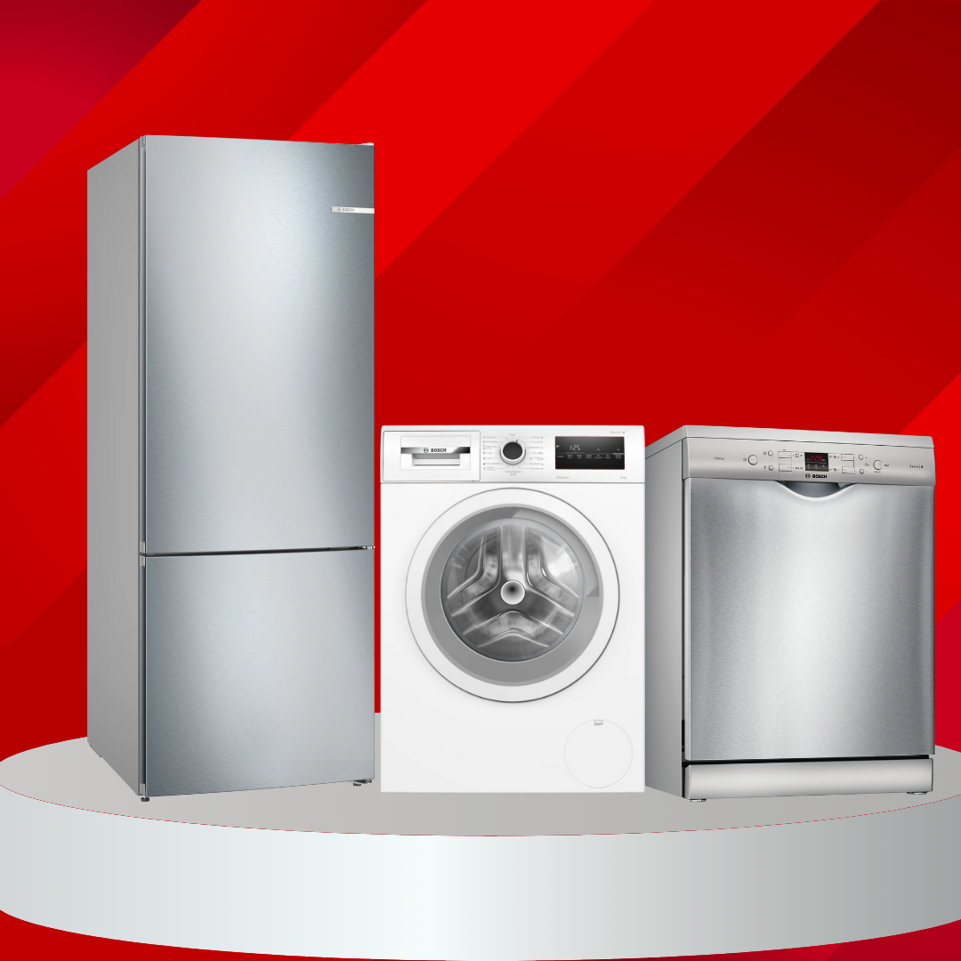 Bosch Düğün Seti (KGN55VIE0N - WAN24200TR - SMS44DI01T)